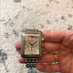 Michele watch with diamonds